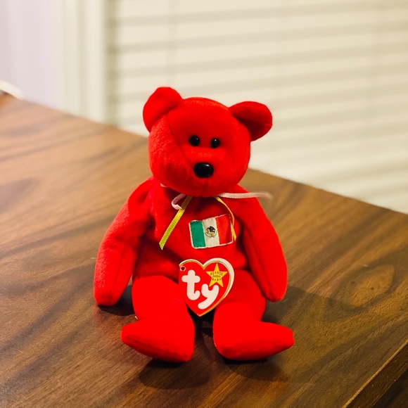 Ty Beanie Baby Osito Mexican Bear - Never Played With - Picture 1 of 1